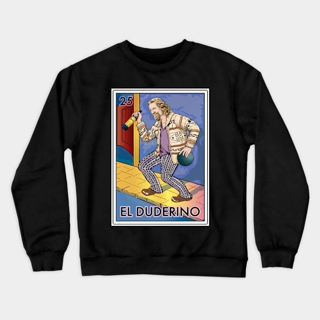 El Duderino Crewneck Sweatshirt by Pop Art Saints